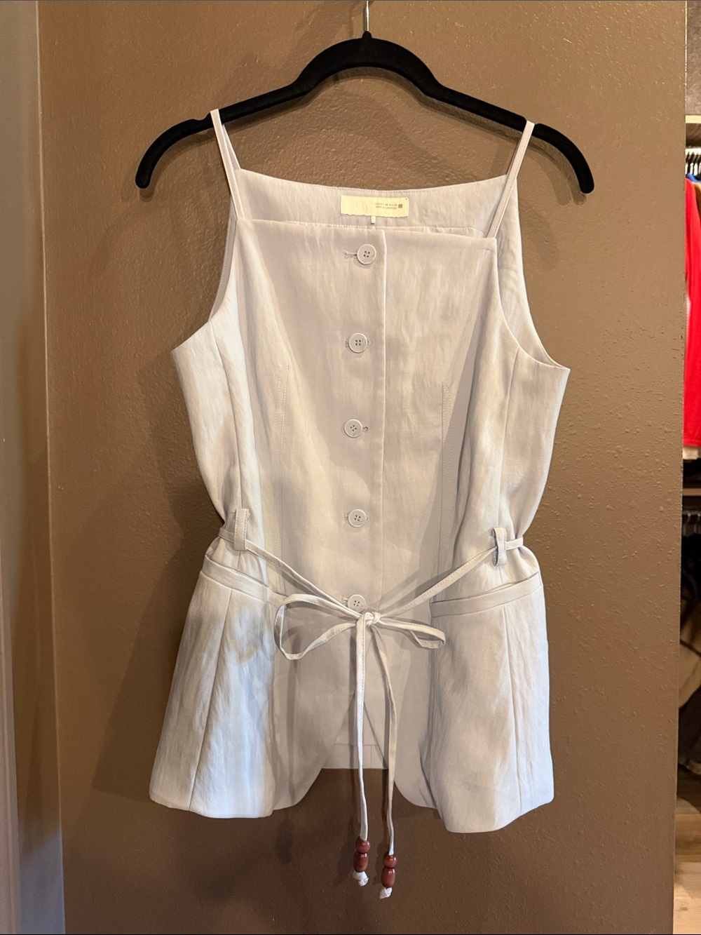 Zara Beaded Belt Vest